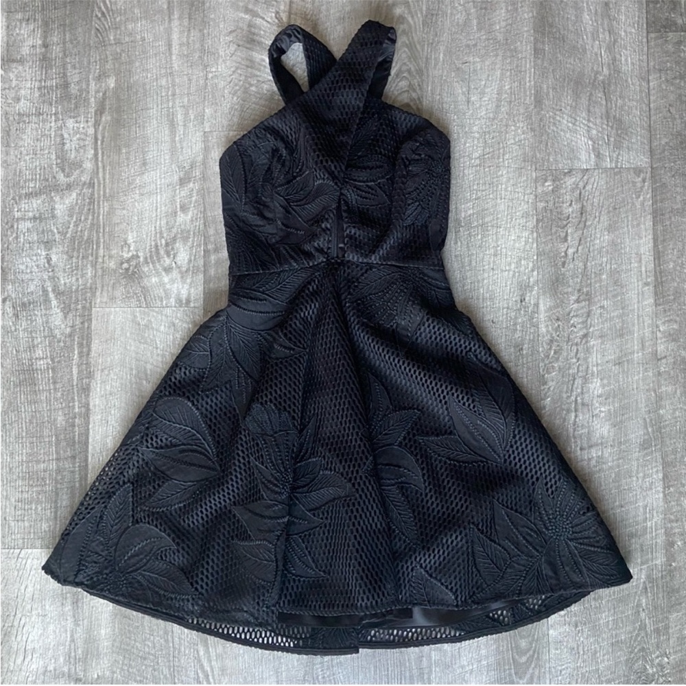 Jay Godfrey Criss Cross Mini Dress